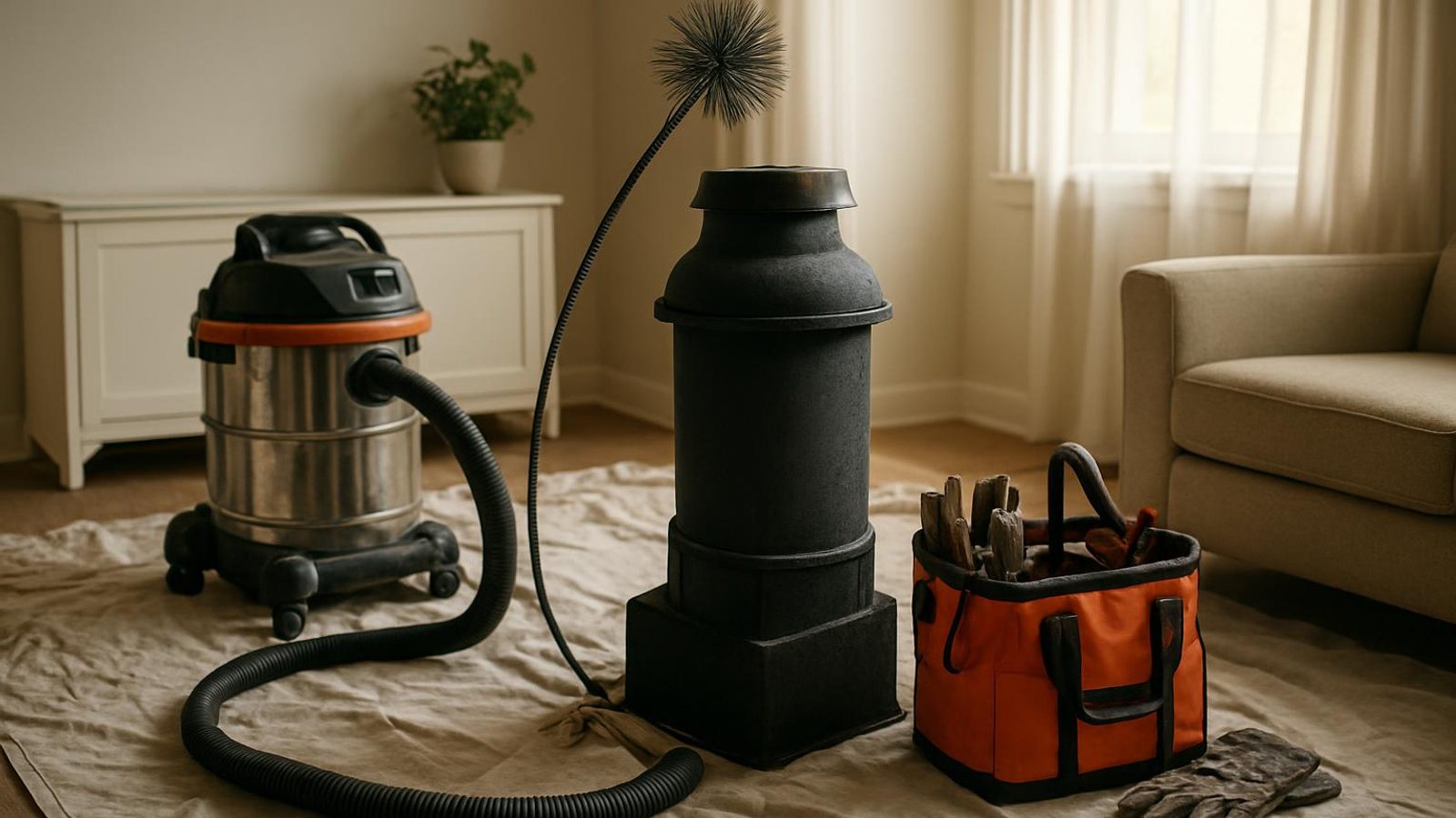Practical chimney sweep & inspection in Akron